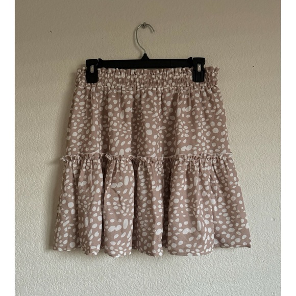 Flowy Drawstring Ruffle Skirt - Picture 4 of 9